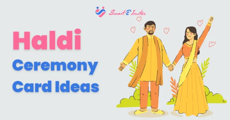 Haldi Ceremony Card Ideas